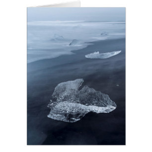 Plage de sable noir et glace, Islande