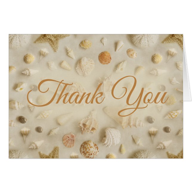 Plage de Starfish & Seashells Merci photo (Devant Horizontal)