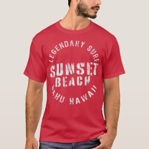 PLAGE DE SURF LÉGENDE - T-Shirt EN CERCLE