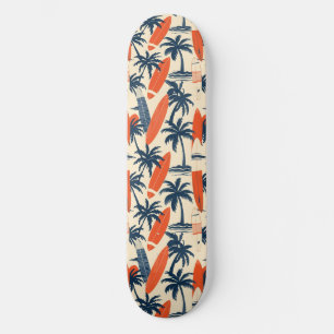 Plage d'été cool Palm Skateboard conçu