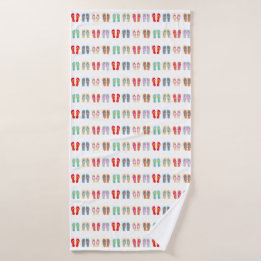 Plage d'été Sandales à thème Motif Flip Flops