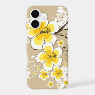 Plage d'été Tropical Jaune Grunge Hibiscus Chic