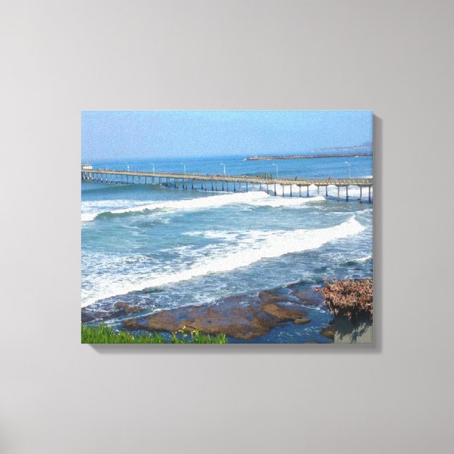 PLAGE D'OCÉAN, toile CALIFORNIE (Recto)