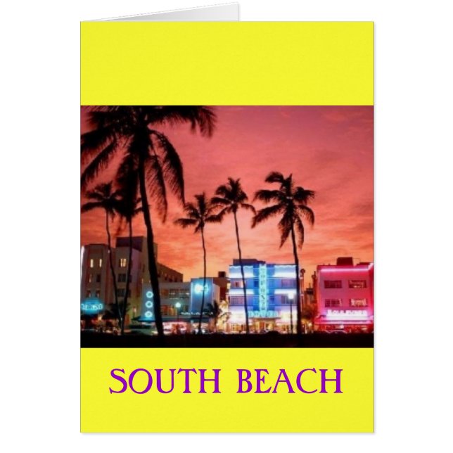 Plage DU SUD, la Floride (Devant)