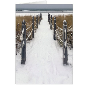 plage du vieux verger en hiver