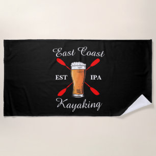 Plage East Coast Kayaking est IPA bière serviette de pla