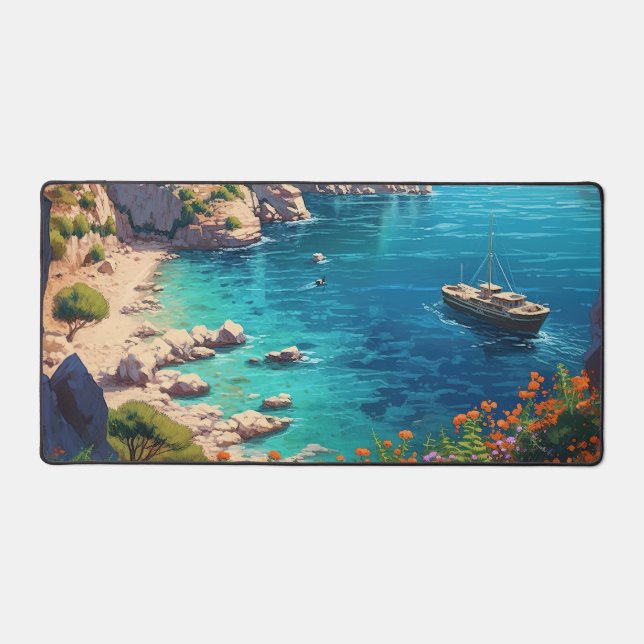 Plage en Grèce (Recto)