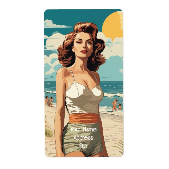 Plage fille 1950 (Devant)