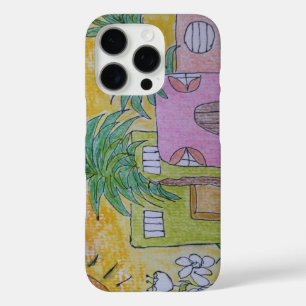 Plage Huts Golden Skies iPhone / coque ipad