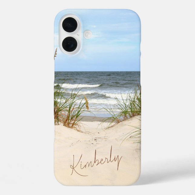 Plage iPhone 16 Plus Coque (Verso)