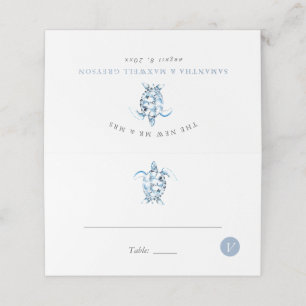 Plage Mariage Lieu Cartes Repas Choix de la tortue