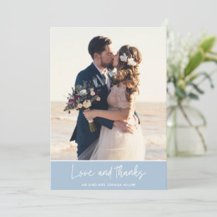 Plage Mariage Photo Merci Cartes