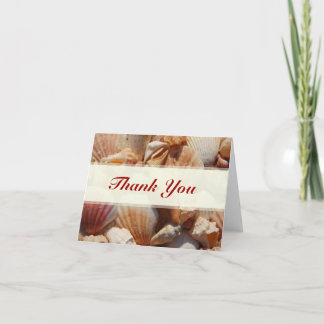 Plage Mariage Sea Shell Merci Cartes
