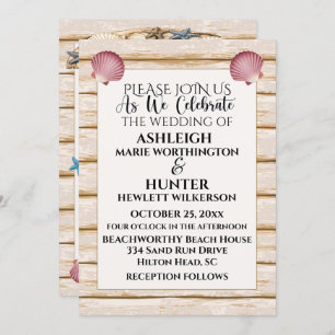 Plage Mariage / Toutes les occasions Invitation Ve