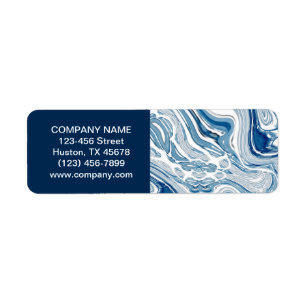 plage marine océan aquarelle marbre bleu