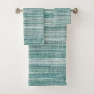 Plage Motif de l'Herbe de mer Turquoise Serviette 