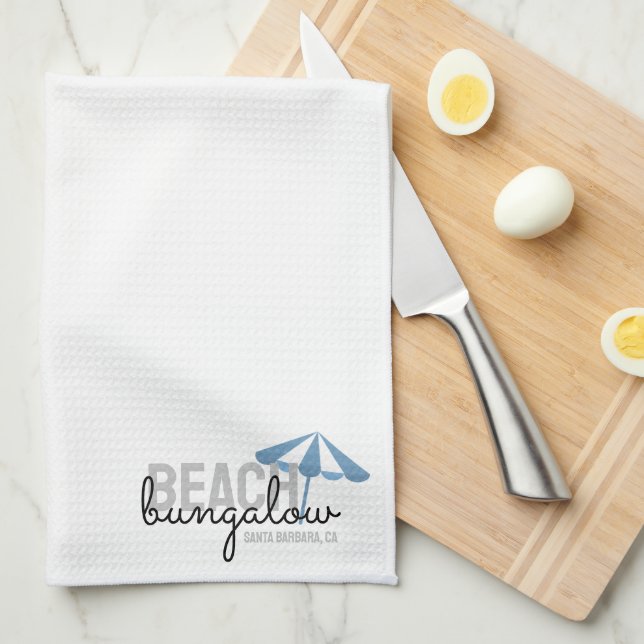 Plage parasol location vacances - Serviette de cui (Quart Plié)