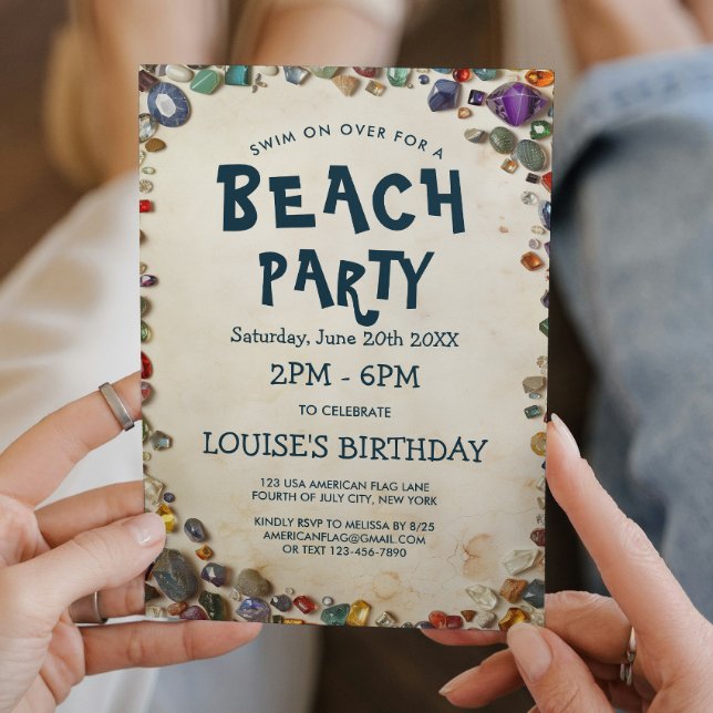 Plage Party et Diamond envoient une invitation (Créateur téléchargé)