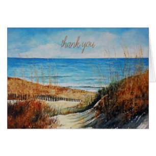 Plage Peinte Et Dunes De Sable   Notes de remercie