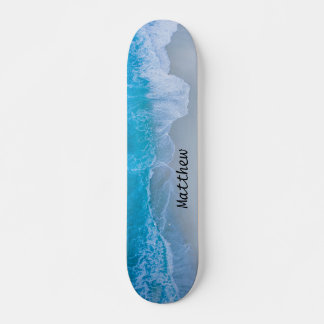 Plage personnalisée Ocean Waves Skateboard