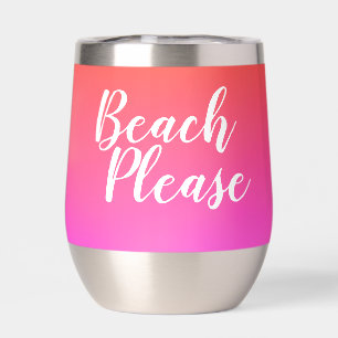 Plage Please Orange Hot Pink Ombre