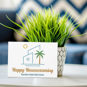 Plage Real Estate Company Cute Carte personnalisab