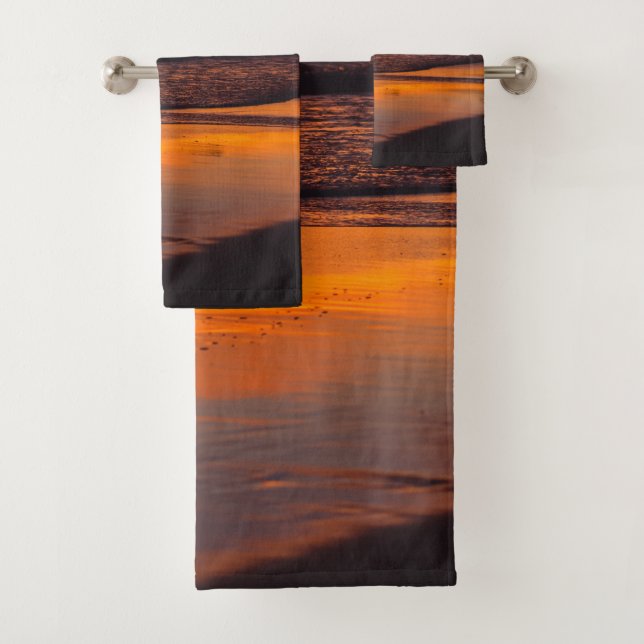Plage Sunset Orange Jaune Tropical Dusk (En situation)