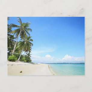 Plage tropicale Carte postale