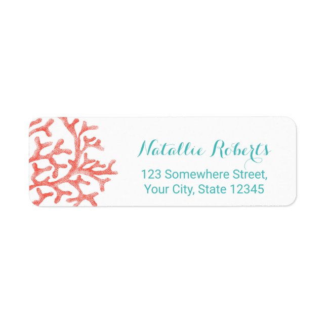 Plage tropicale Coral Reef Élégant (Devant)