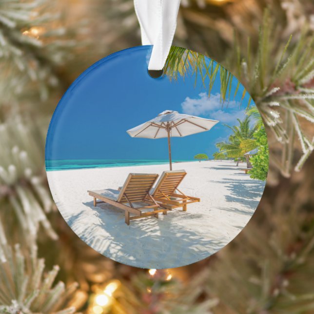 Plages tropicales | Plage de chaises longues Bora  (Arbre)