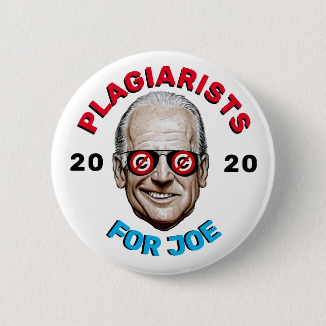 Plagiarists for Joe 2 Inch Round Button (Front)