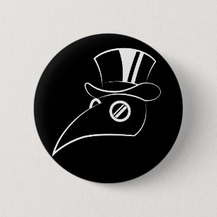 Plague Doctor 2 Inch Round Button