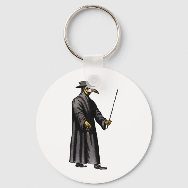 plague-doctor-3 keychain (Front)