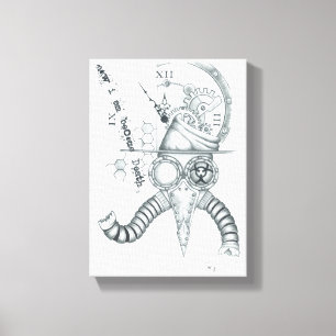 Plague Doctor Canvas Print