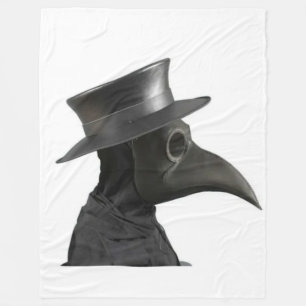 PLAGUE DOCTOR FLEECE BLANKET