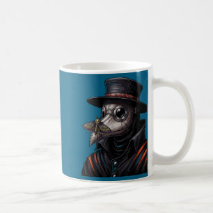 Plague Doctor Gothic Cottagecore Moth Face Mask Oc Coffee Mug