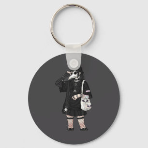 Plague Doctor Gothic Cottagecore Moth Face Mask Oc Keychain