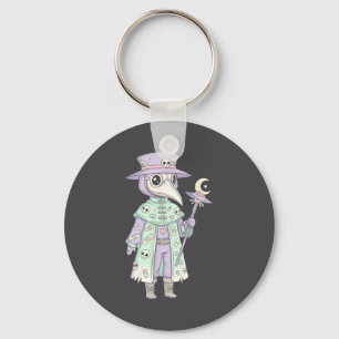 Plague Doctor Gothic Pastel Cute Moth Face Mask Oc Keychain