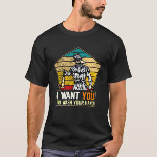 Plague Doctor I want you to wash your hands T-Shirt