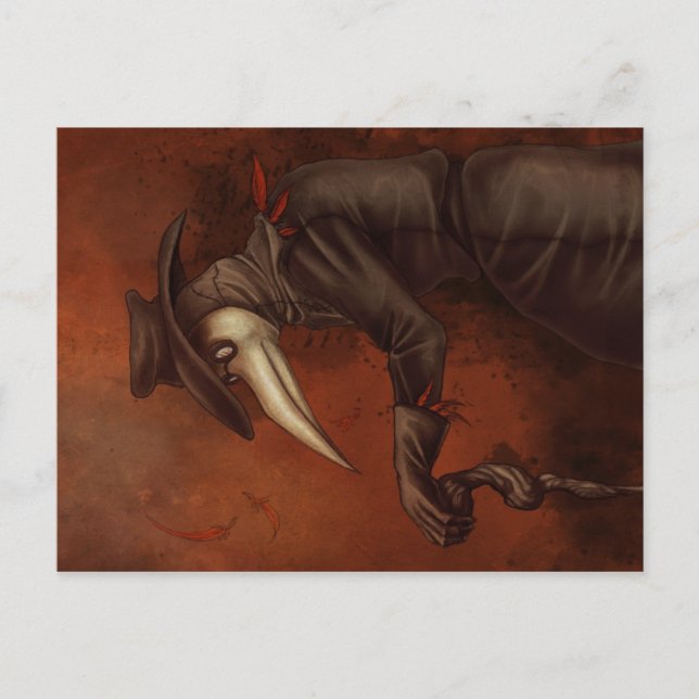 Plague Doctor Postcard (Front)
