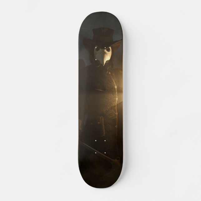 Plague Doctor Skateboard (Front)