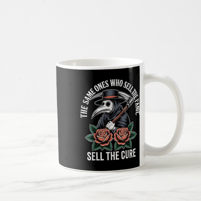 Plague Doctor The Same One Who Sells The Panic Sel Coffee Mug (Right)