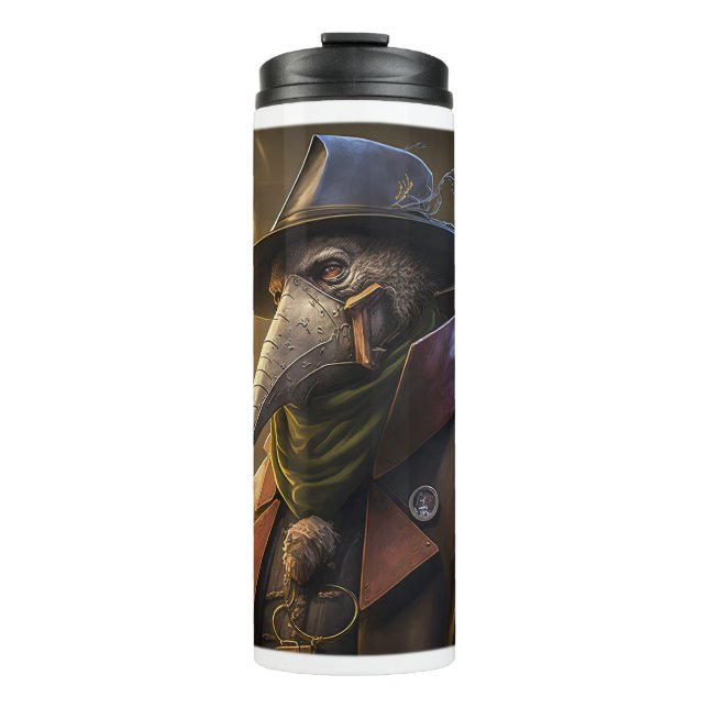 Plague Doctor Thermal Tumbler  (Front)