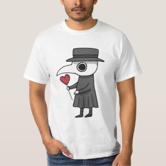 Plague Doctor with Heart Creepy Cute Medieval