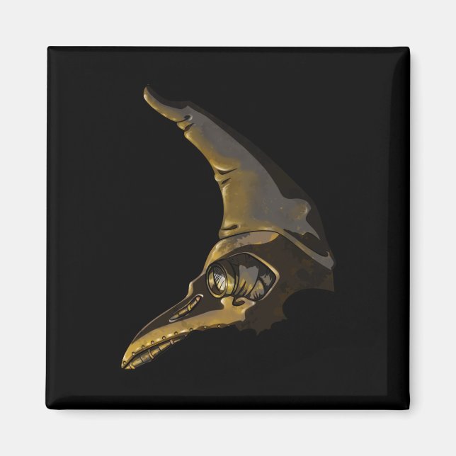 Plague Mask Magnet (Front)