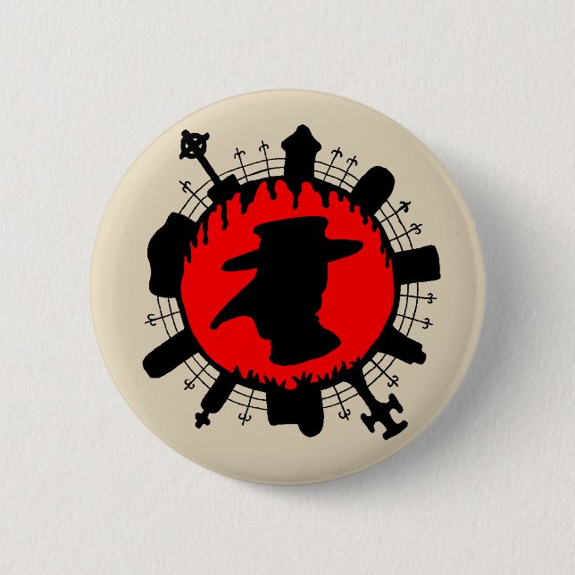 Plague Pendant Button (Front)