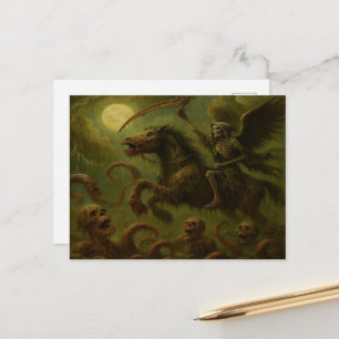 Plague Rider Postcard