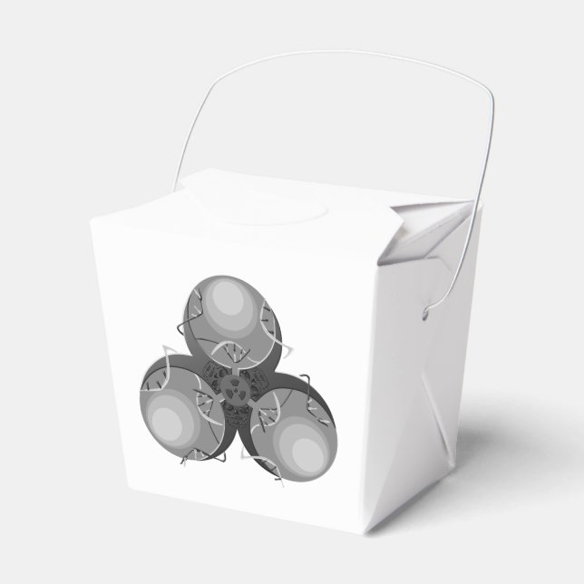 Plague Virus Biohazard Favor Box (Front Side)