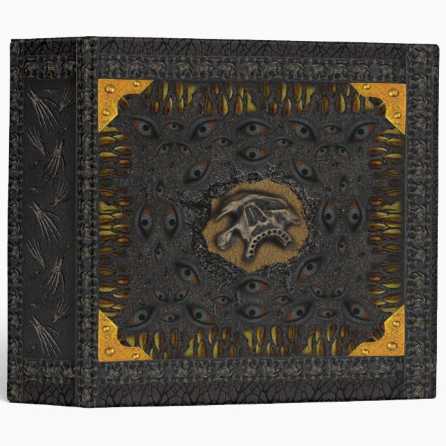 Plagued Grimoires of Necromancy & Curses II Binder (Front/Spine)