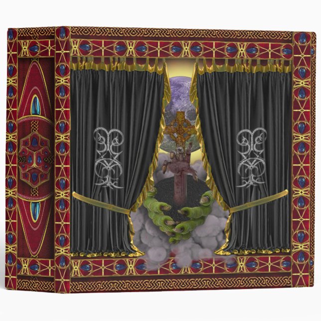 Plagued Grimoires of Necromancy & Curses III Binder (Front/Spine)